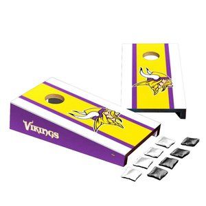 Victory Tailgate Minnesota Vikings Stripe Design Desktop Cornhole Game Set NIB‎